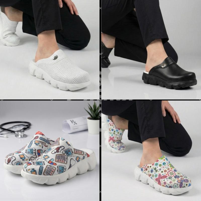 Women Light Sole Medical Clogs Sabo Hospital Shoes Non-Slip Slipper Nurse Doctor Midwife Surgical Sandals