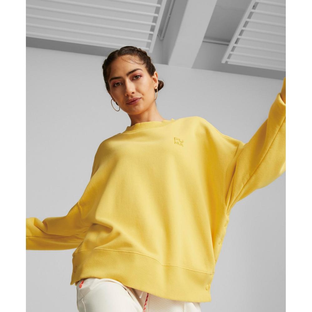 Puma Infuse Crew Tr   Yellow  535647 40