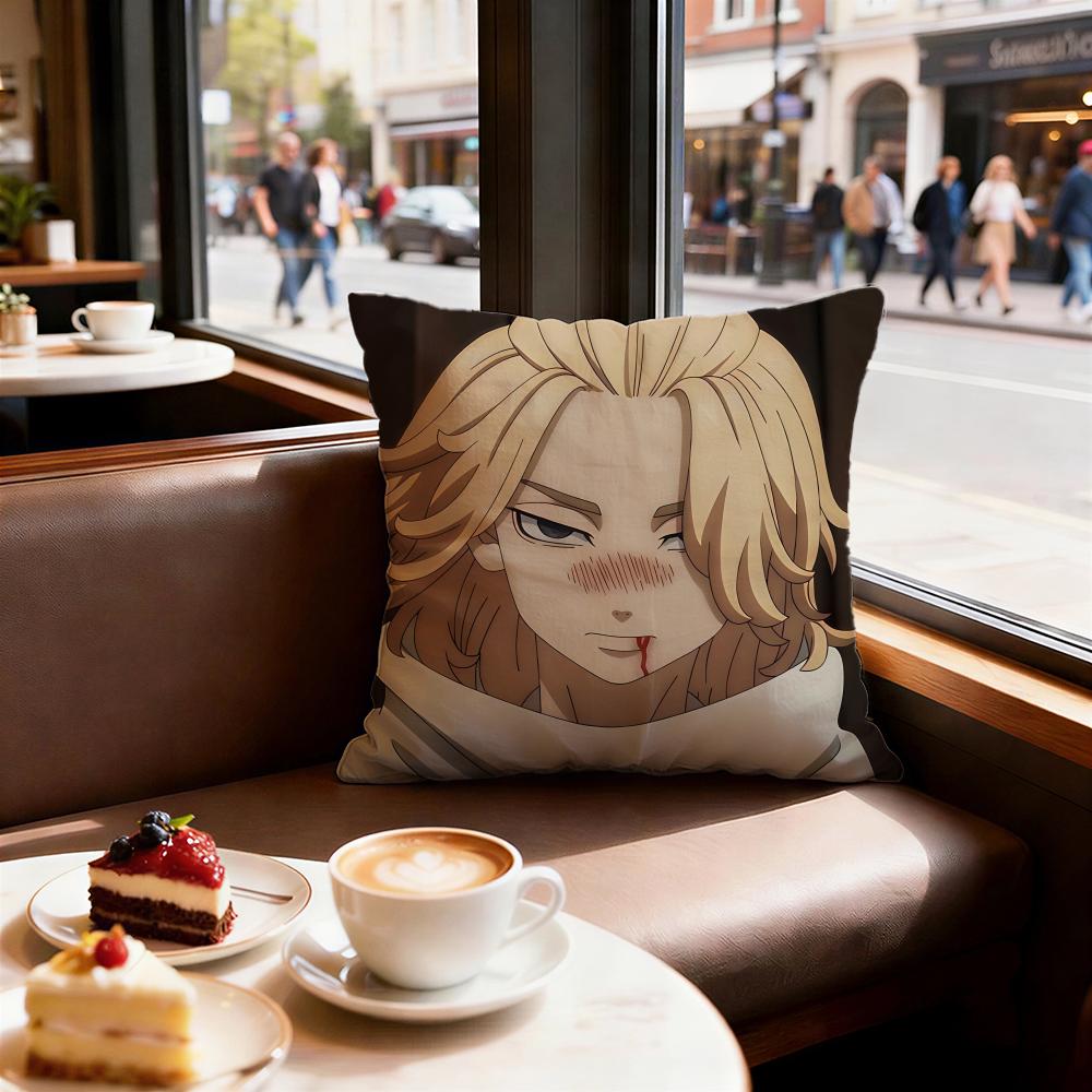 

Anime Tokyo Revengers Cushion Cover Decorative Cushions Covers Cover Sofa x Pillow Piece x x Pillowcase 30X30cm