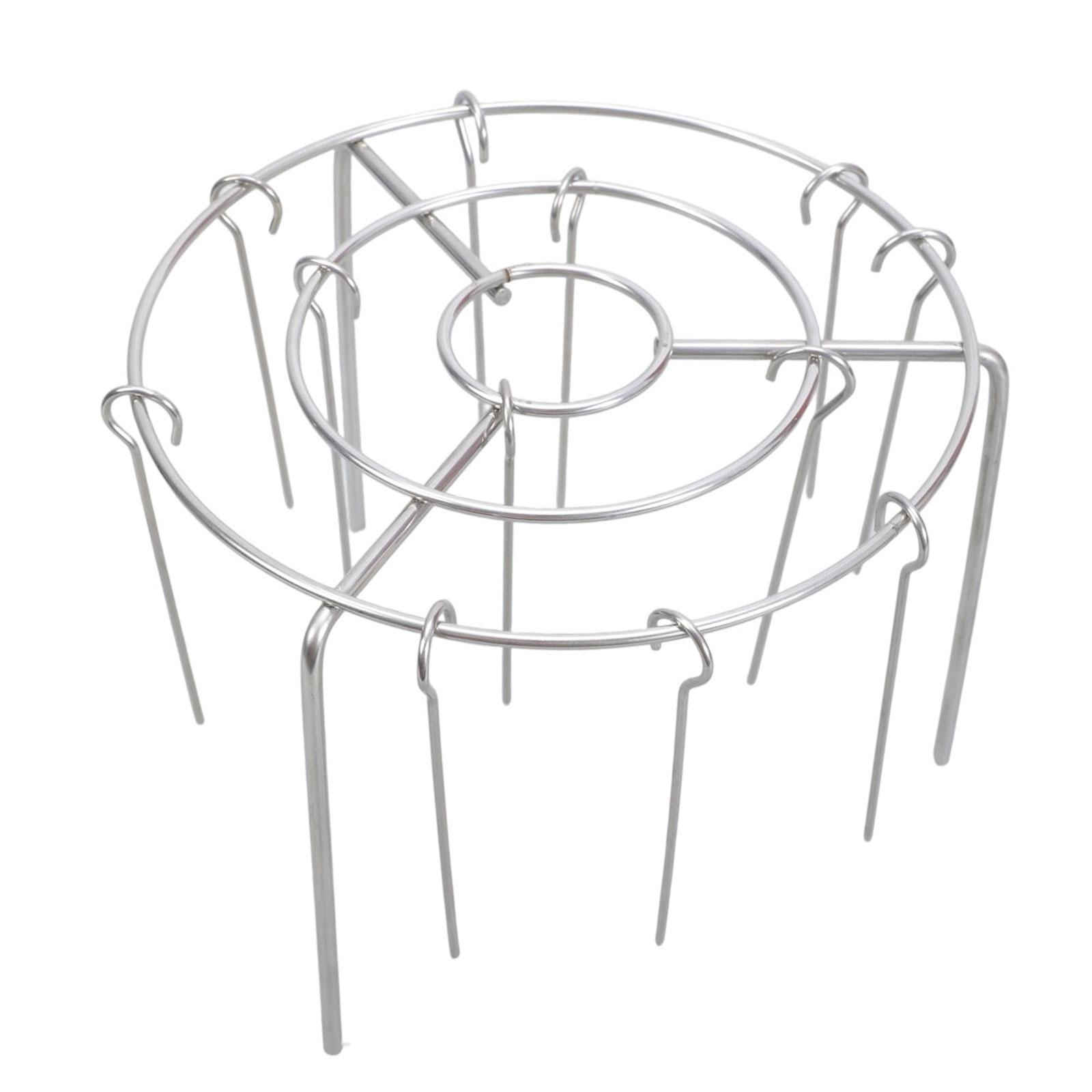 

Прочная подставка для шампуров из нержавеющей стали, инструменты для барбекю, совместима с аэрофритюрницами и скороварками для здорового гриля A