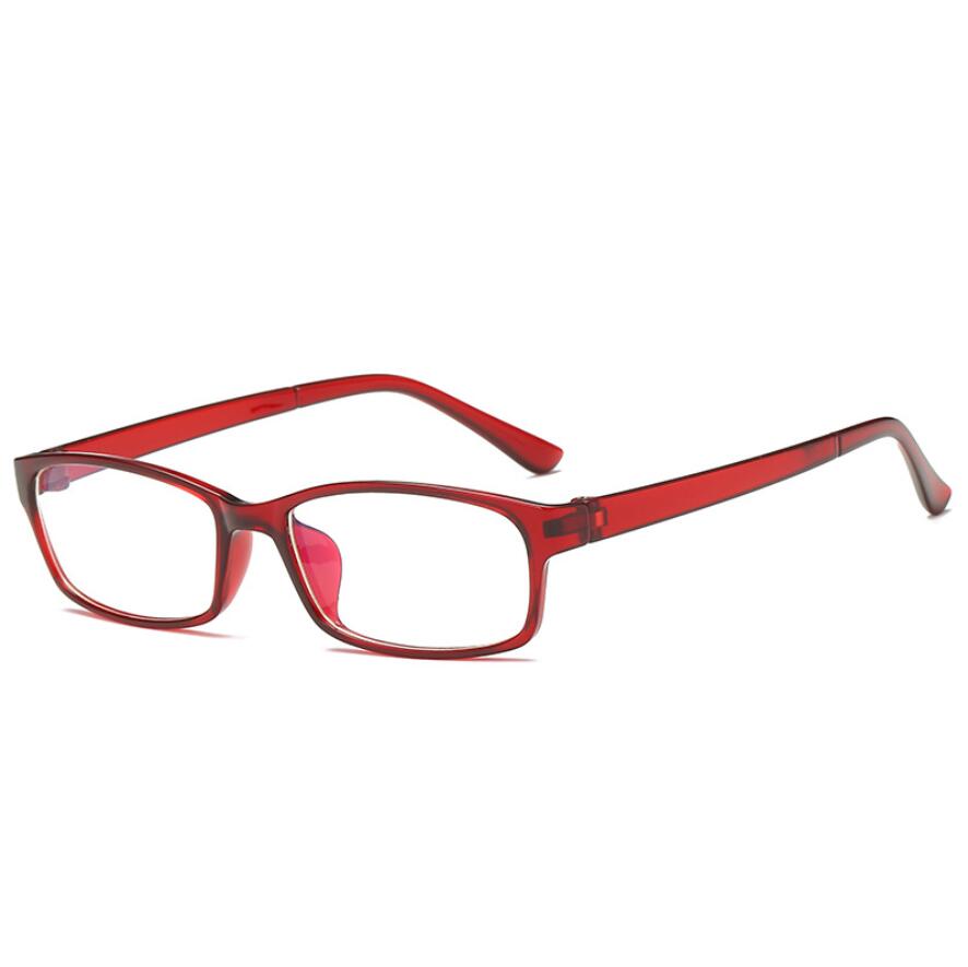 0 -1 -1.5 -2 -2.5 -3 -3.5 To -6.0 Square Nearsighted Glasses Finished Men Short-Sight Eyewear Red Frame Women Diopter Eyeglasses