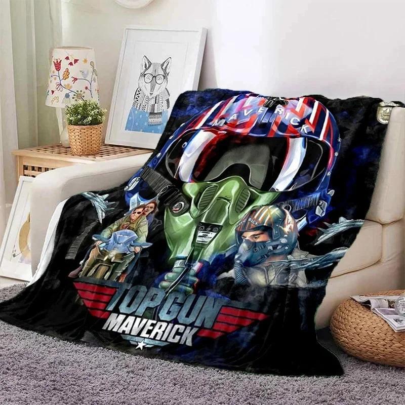 New Fashion Movie Top Gun: Maverick Soft Flannel Blanket For Bedroom Sofa Picnic,Throw Blanket Cover Outdoor Entertainment Gift