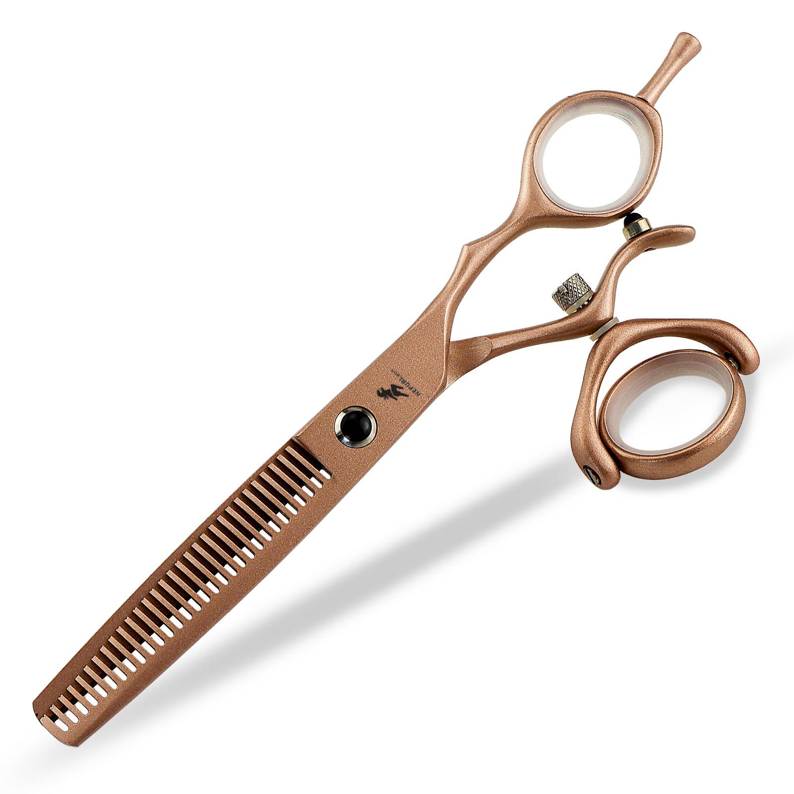 

6.0 inch Nepson local tyrant gold, flying scissors, flat scissors, hair scissors, hair scissors, turnstiles 6.0inch local gold gold handle dental scissors