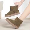 Fashion AIYUQI Snow Boots Female Genuine Leather 2025 New Winter Ankle Boots Women Flat Non Slip Natural Wool Warm Boots Women