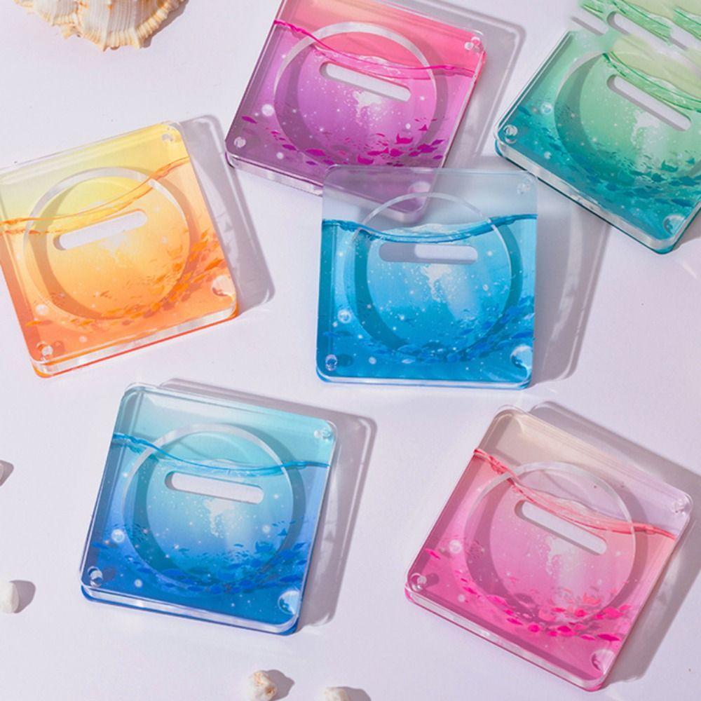 Colorful Badge Display Brick Acrylic Badge Storage Holders Badge Display Ornament  Fans Chasing