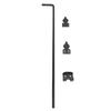 Heavy Duty Cane Bolt Gate Drop Rod Efficient Locking Weather Proof Steel Gate Bolt Hardware for Wooden Fence