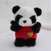 Charming Panda Stuffed Animal Keychain Kids Backpack Accessory Plush Toy