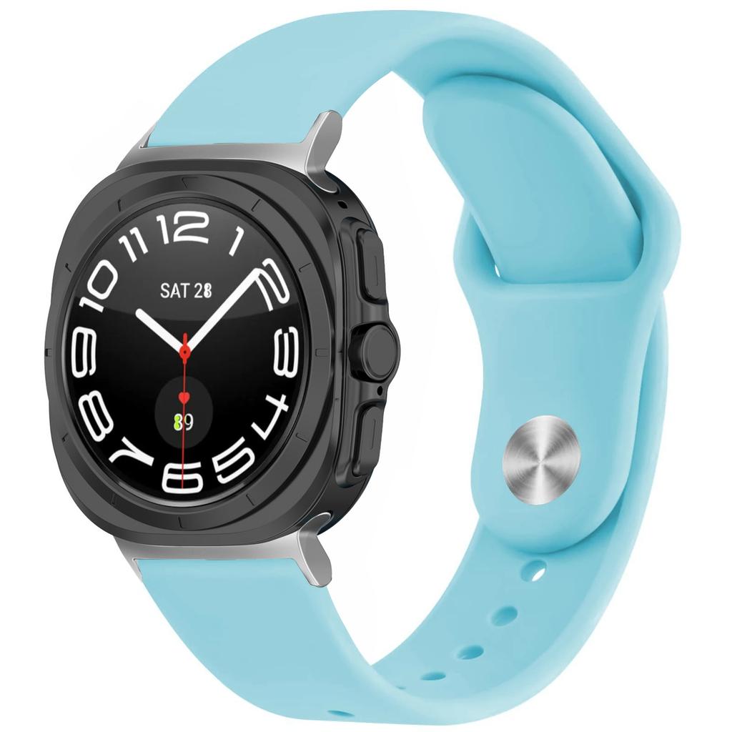 Sport Silicone Loop For Samsung Galaxy Watch 7 Ultra Strap 47mm Accessories Correa Bracelet Galaxy Watch 7 FE 44mm 40mm 40 Band