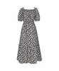 SOUP Flower Puff Smocking Long Dress (Oa6Opt2)