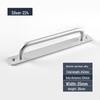 Aluminum Alloy Surface-Mounted Handle for Sliding Glass and Wooden Doors