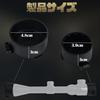 Socpuro Butler Creek Eyepiece Objective Lens Scope Cover Set for Rifle 47mm 43mm Inner ABS PU Lens Scope Accessories & 3-9x40mm Scopes, & Diameter,