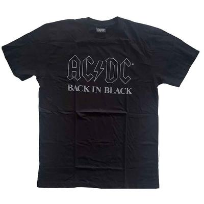 AC/DC 'Back In Black' Black T Shirt - NEW Unisex T-Shirt