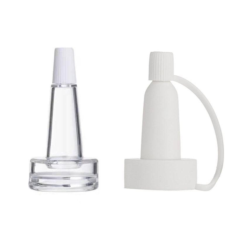 Transparent Glass Penicillin Bottle 3ml 5ml 10ml Ampoule Bottle Cosmetics Medical Beauty Bottle Essence Storage Bottle 20 # Transparent Odorless Trumpet Head
