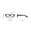 Black Leopard Square Prescription Eyeglasses Shortsighted Hyperopia Progressive Bifocal Optical Frames