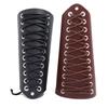Customized Cycling Arm Guards & Leather Wristbands: Medieval Punk Protective Men's Gear