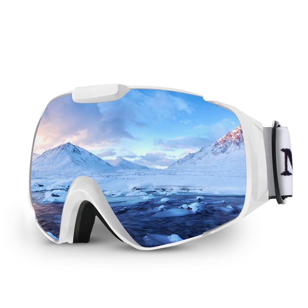 Maxjuli Ski GogglesOtg Anti-Fog Winter Sport Snowboard Skate Snowmoblie Double Layer Spherical Lens Snow Goggles Men Women M4