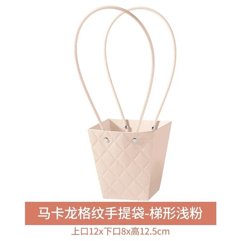 Festa de Casamento Rosa Flor Caixa de Presente Buquês de Flores Embalagem Caixa de Papel Sacola de Transporte Cesta de Armazenamento Dia dos Namorados Aniversário 10 PEÇAS