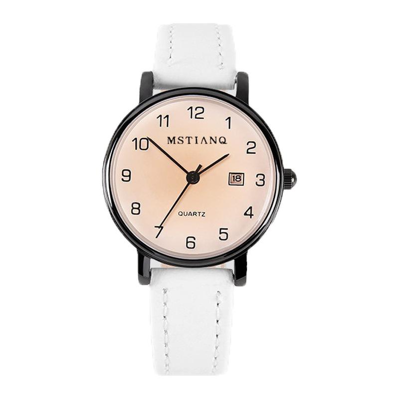 Watch Female Student Junior High School High Value Simple Temperament Female Retro Style Test Female Junior High School Student Quartz Watch