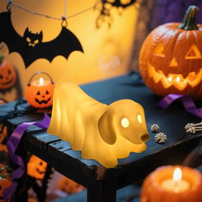 Roztomilý duch, Duch jako lampička na čtení, Noční světlo na čtení Halloween