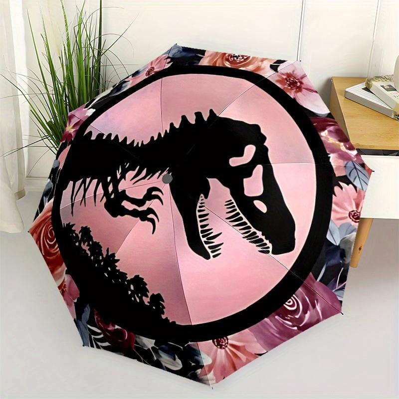 1pc Dinosaur Jurassic Windproof Automatic Windproof Umbrella, Lightweight for Women/Men, Perfect Christmas Gift 0811270