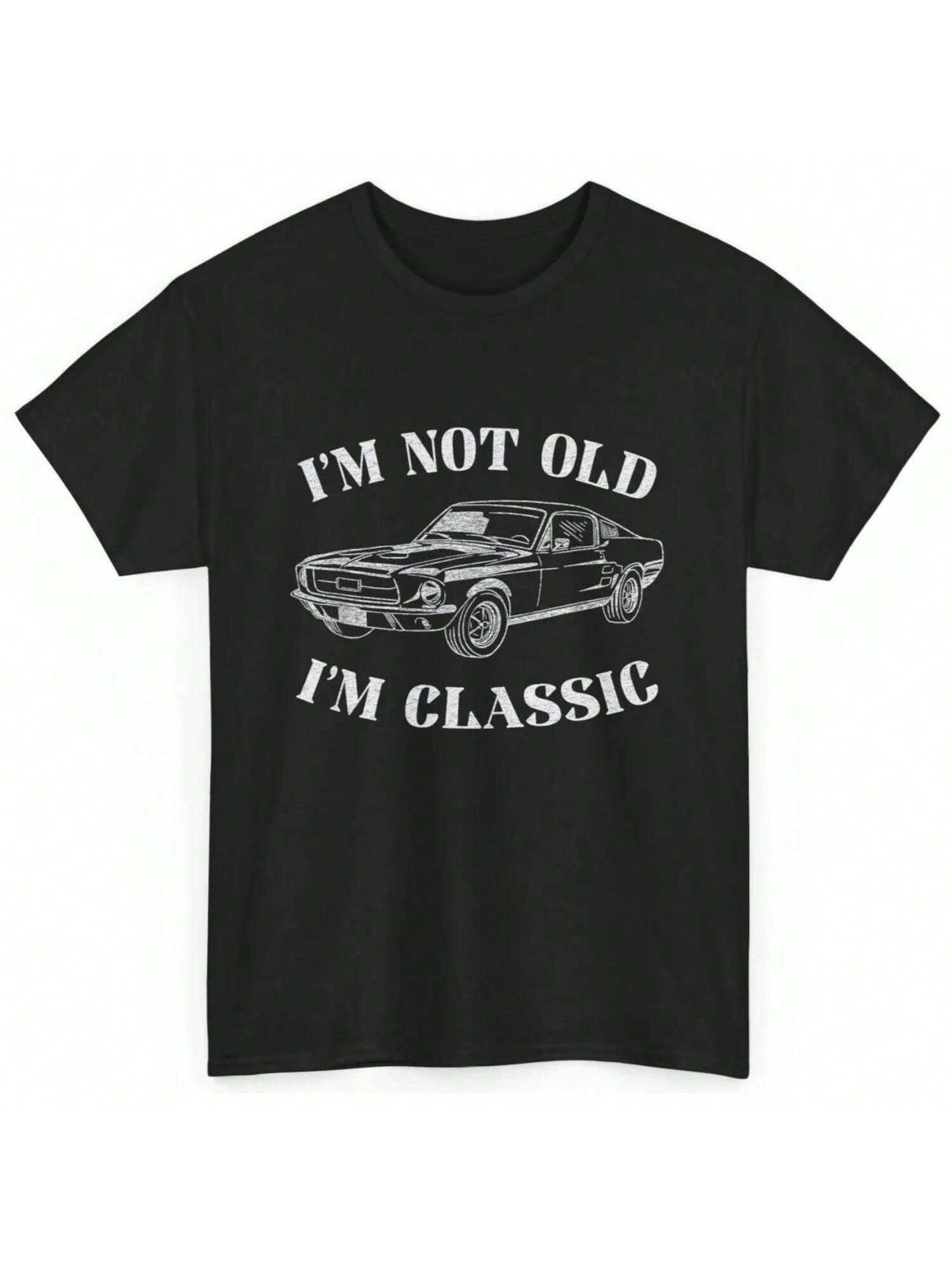 Funny Old Man Guy Humor Saying Classic Car T Shirt S разноцветный