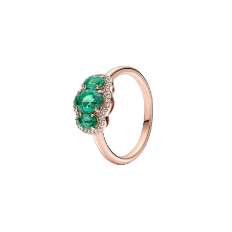 New Disney Fashion Sun Sapphire Couple Fit Pandora Birthday Gift Valentine's Day Limited Edition Ring