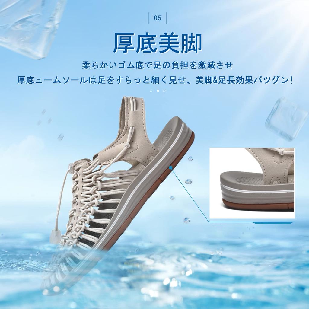 Sports Outdoor Beach Comfort Casual Summer Easy to Walk Thick Suitable for Land and Water Size [todaysunny] Women's Sandals, Sandals, Sandals,
