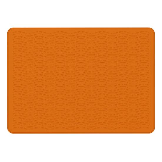 Yousheng Silicone Drain Pad Heat Resistant Hot Pots Pans Kitchen Drying Mat with Wide Raised Ridge Design Countertop Air Circulation Mat