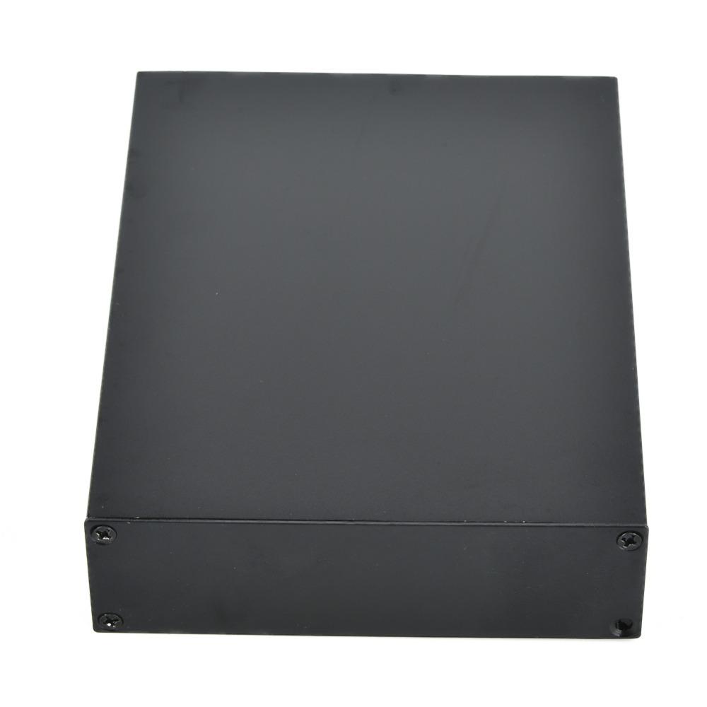 Aluminum Electronic Project Box Black PCB Aluminum Box Aluminum Enclosure  Instrument Cooling