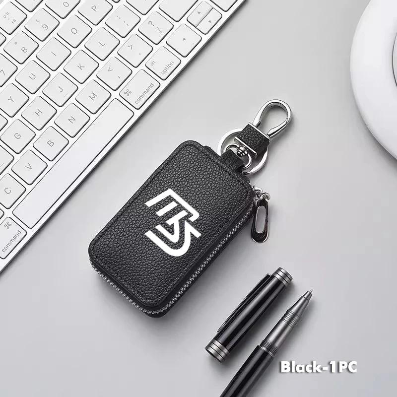 Anti-lost Zippered Key Holder for Mazda 2 5 323 626 BL BM GJ Speed 6 CX5 CX30 CX7 CX3 Axela Atenza Interior Accessories