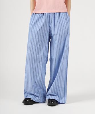 Hollideibijiteo Everyday Wide Pants - Blue Stripe