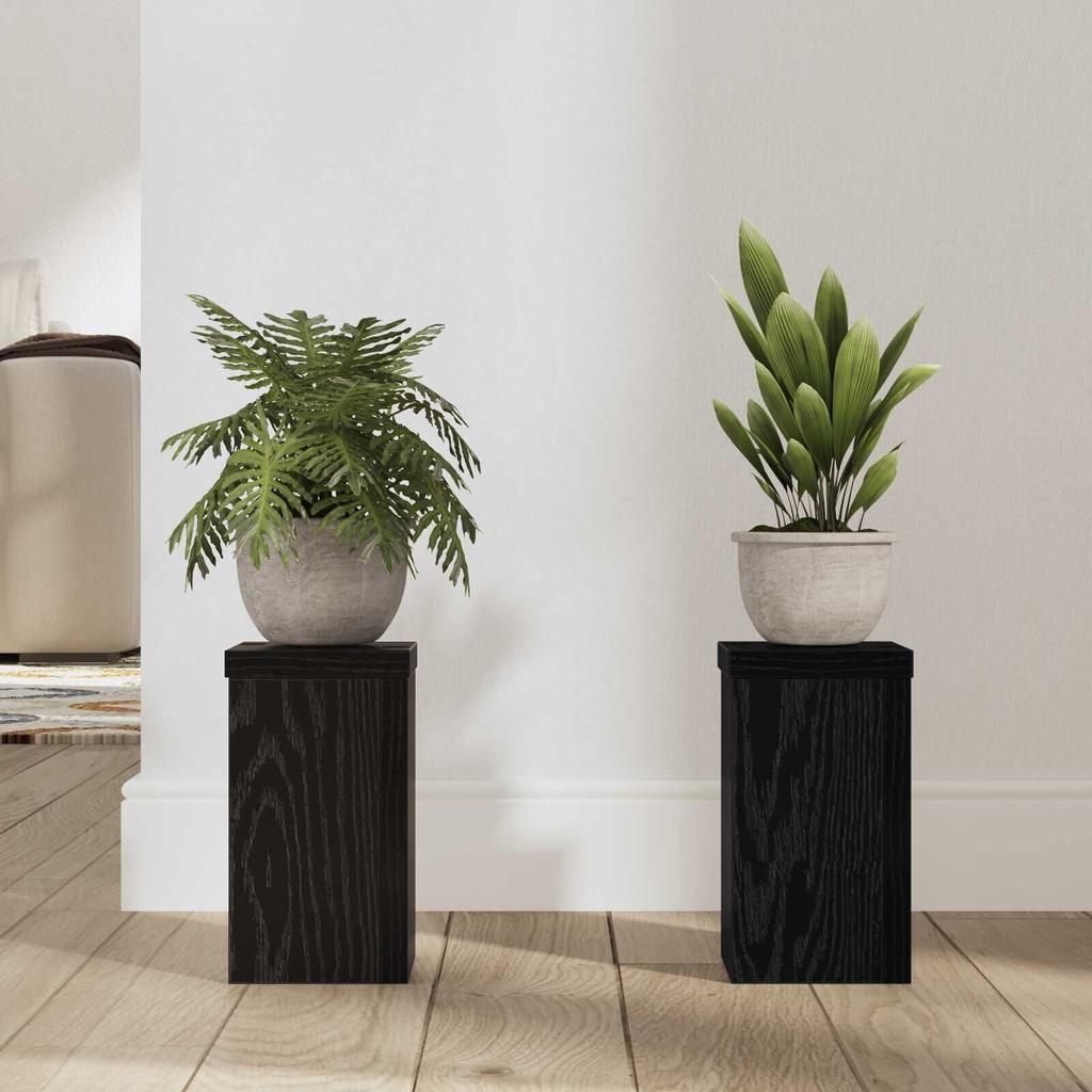 2 Pieces of indoor display shelf, plant pot shelf, courtyard living room balcony garden storage shelf, 10 x 10 x 18 cm