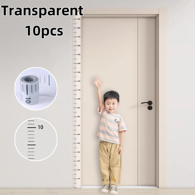 5/10Pcs Height Sticker 0-200cm Sticker, Living Room Bedroom Student Dormitory Wall Waterproof Self-adhesive Height Paper