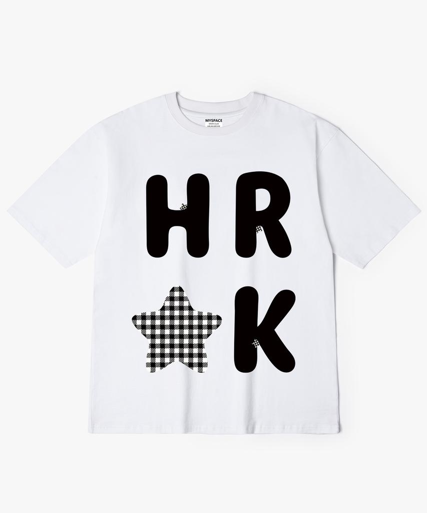 Hilukaakaibeu Hrk Hidden Star Check Short Sleeve T-Shirt