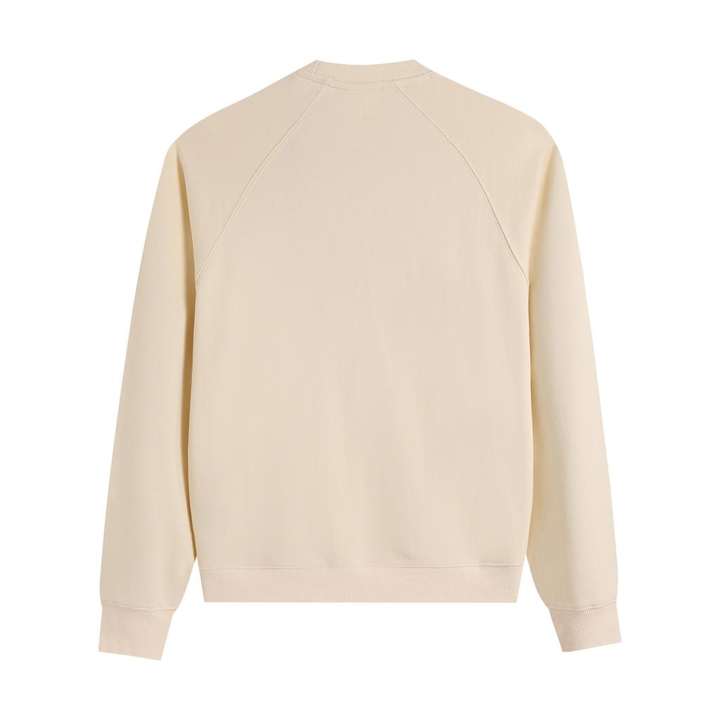 215 AMI 2025 Autumn and Winter New High-quality Cotton Round Neck Hoodie Men Pullover