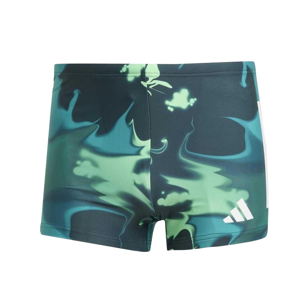 adidas Mens Graphic Print Snug Fit Swimming Trunks