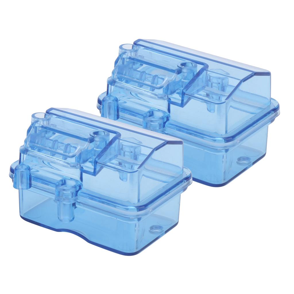 2Sets RC Receiver Box Radio Receiver Protector Waterproof Receiving Box for RC Car Boat