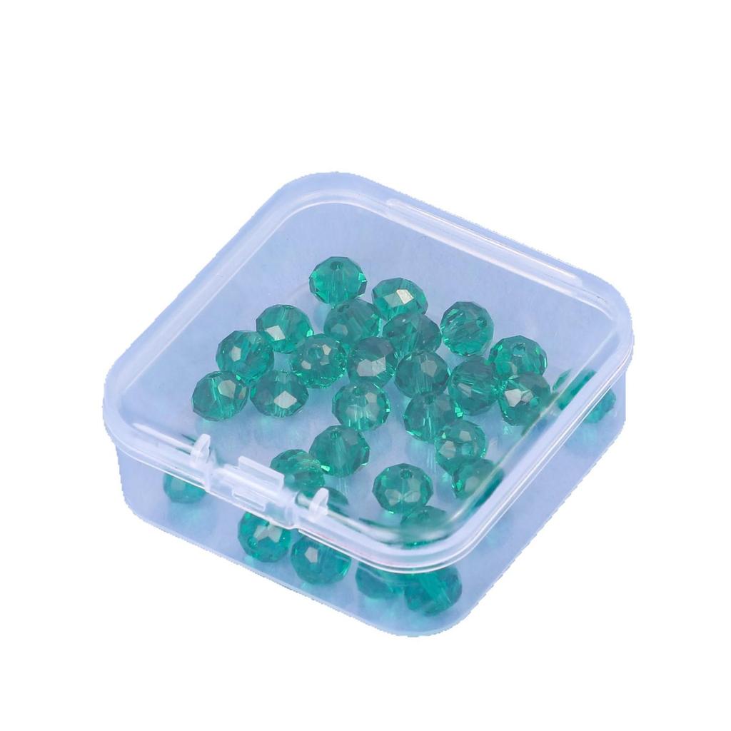 Mini Transparente PP Kunststoff Perlen- und Ohrring-Organizerbox
