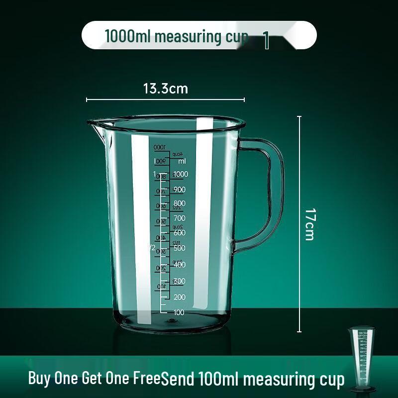 Yipan Food-Grade Heat-Resistant Glass Measuring Cups with Scale