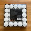 Tealight Burns for 50 Aluminum Candles, Unscented, 4+ Hours, Pieces, Cups.