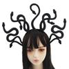 Cerchietto di Halloween Medusa Forma di Serpente Curvo Cerchietto per Capelli Copricapo per Festa Rave Unisex Fascia per Capelli Accessori per Costume Cosplay