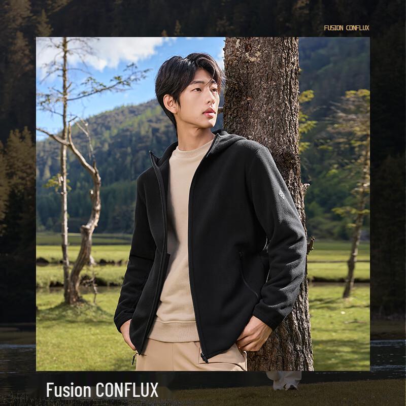 361° Men's Autumn/Winter Hooded Fleece Jacket