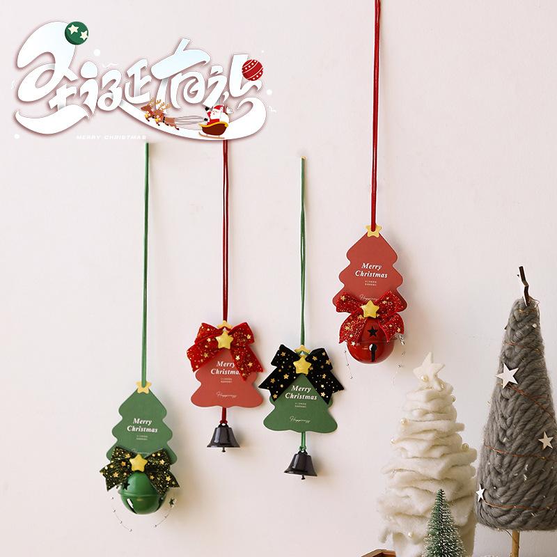 Christmas Tree Decorations Creative Ornaments Festive Hanging Decor Car Hanging Bells Gift Holiday Party Decor for Home Office