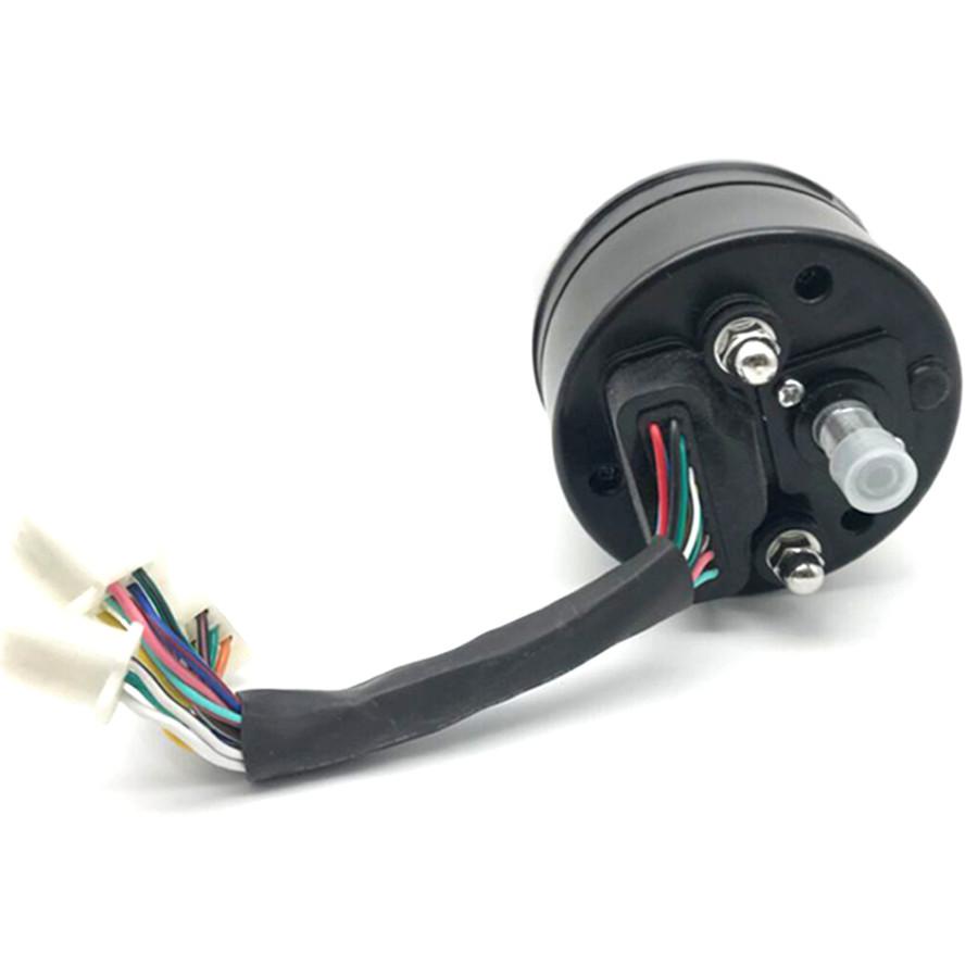 12000RPM Motorcycle Universal LCD Signal Speedometer Tachometer Odometer Gauge