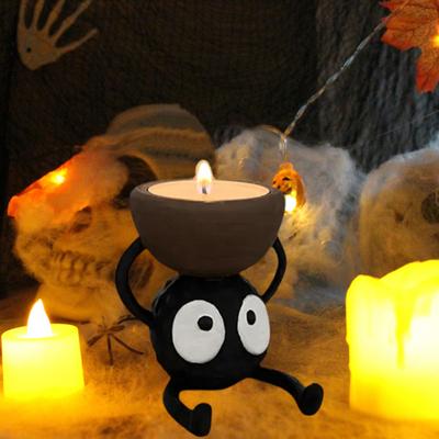 Cartoon Brikett Elf Geist Kerzenhalter 3D gedruckt Teelicht Kerzenständer Kerzenständer