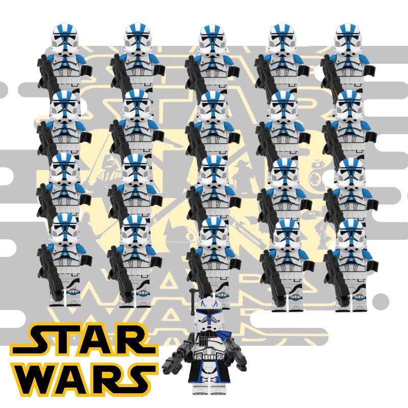 21pcs Building Blocks Toy Robot For Creative Play Compatible With Lego Star Wars Series