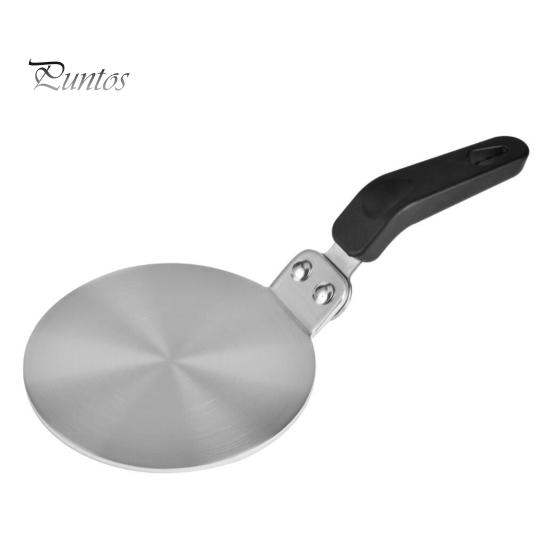 

Пластина рассеивателя тепла для газовой плиты 5,1/7,8 дюйма, круглый теплопроводящий индукционный адаптер с ручкой, предотвращающей ожоги, для равномерного распределения тепла. 13cm