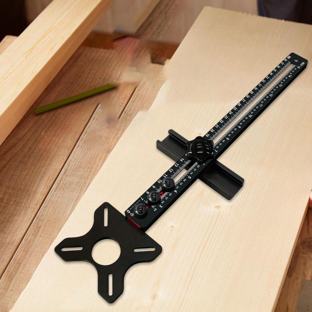 Router Bit Holder, Adjustable Woodworking Jig Tool, Professional Cabinet Hardware for