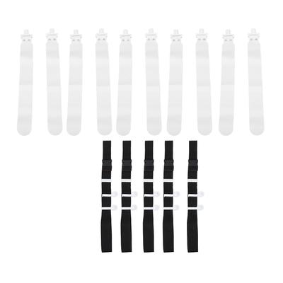 Adjustable Flag Football Set 5 PCS PP Adjustable Flag Football Belts for Youth and Adults Training Equipment White