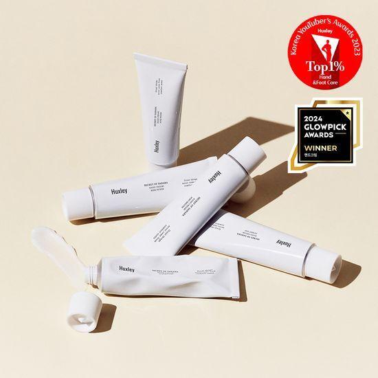 Choose one of six Huxley hand creams